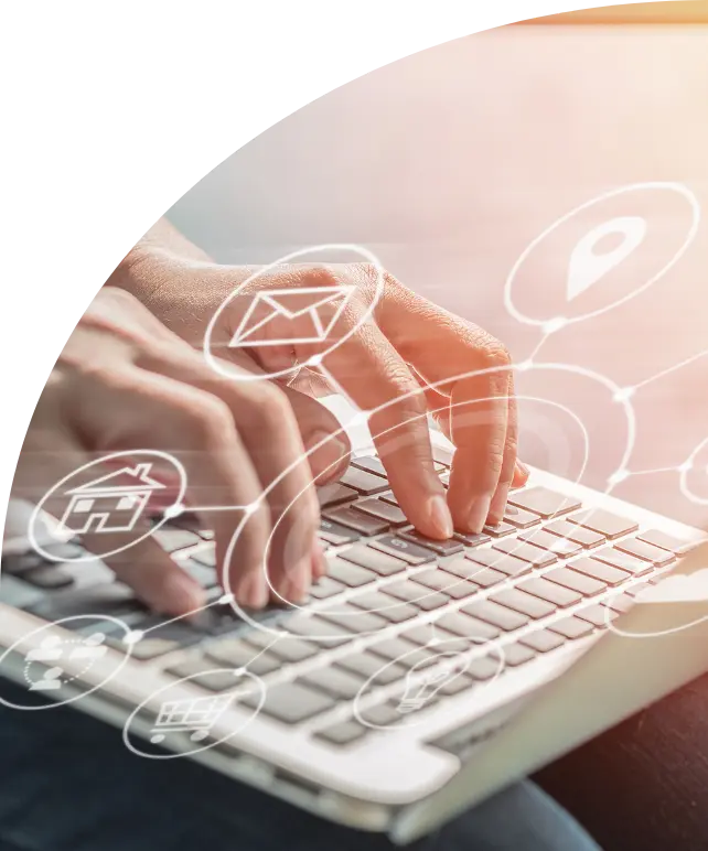 Illustration de la liaison entre un logiciel de gestion et la plateforme Reservit