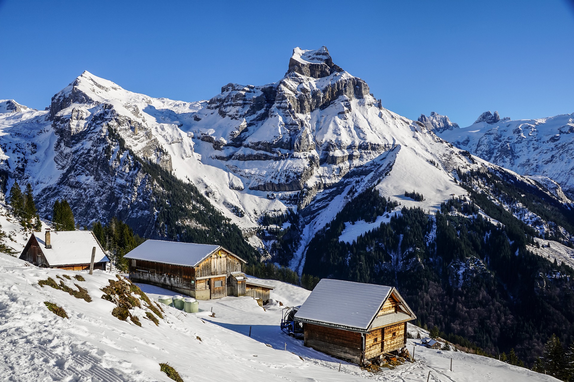 montagne en hiver