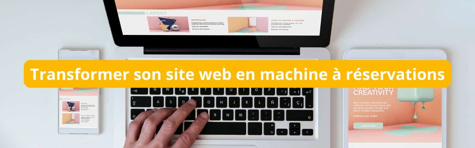 Transformer son site web en machine à réservations blank
